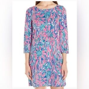 Lilly Pulitzer women’s size medium 3/4 sleeve bay dress, bright/multicolor